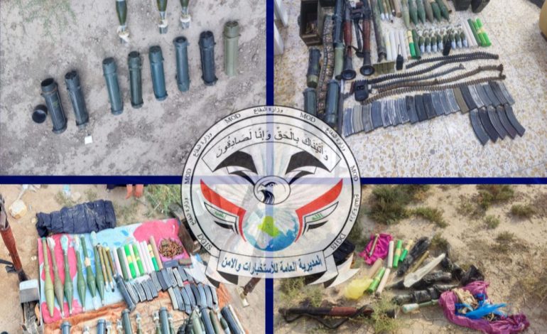 الاستخبارات والأمن تلقي القبض على أربعة مطلوبين وتضبط أسلحة وأعتدة في ذي قار