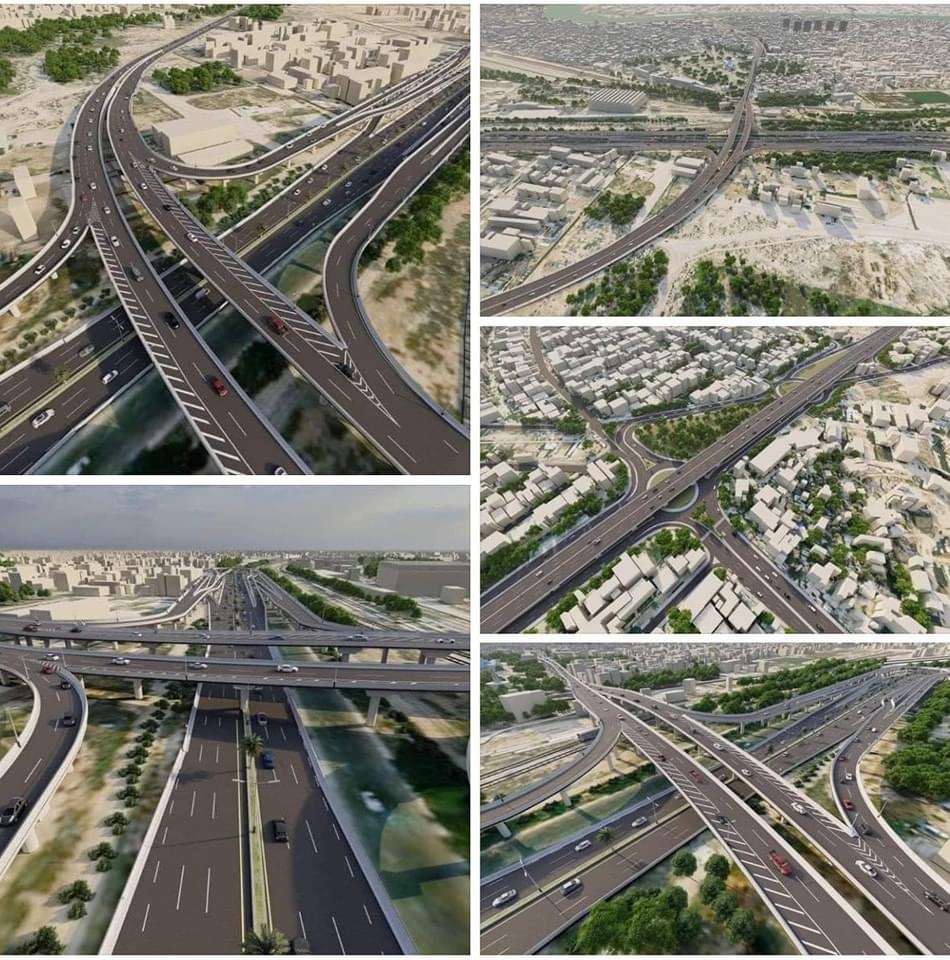 التصاميم النهائية لمجسر البيجية الجديد والذي سيكتمل نهاية العام الحالي.