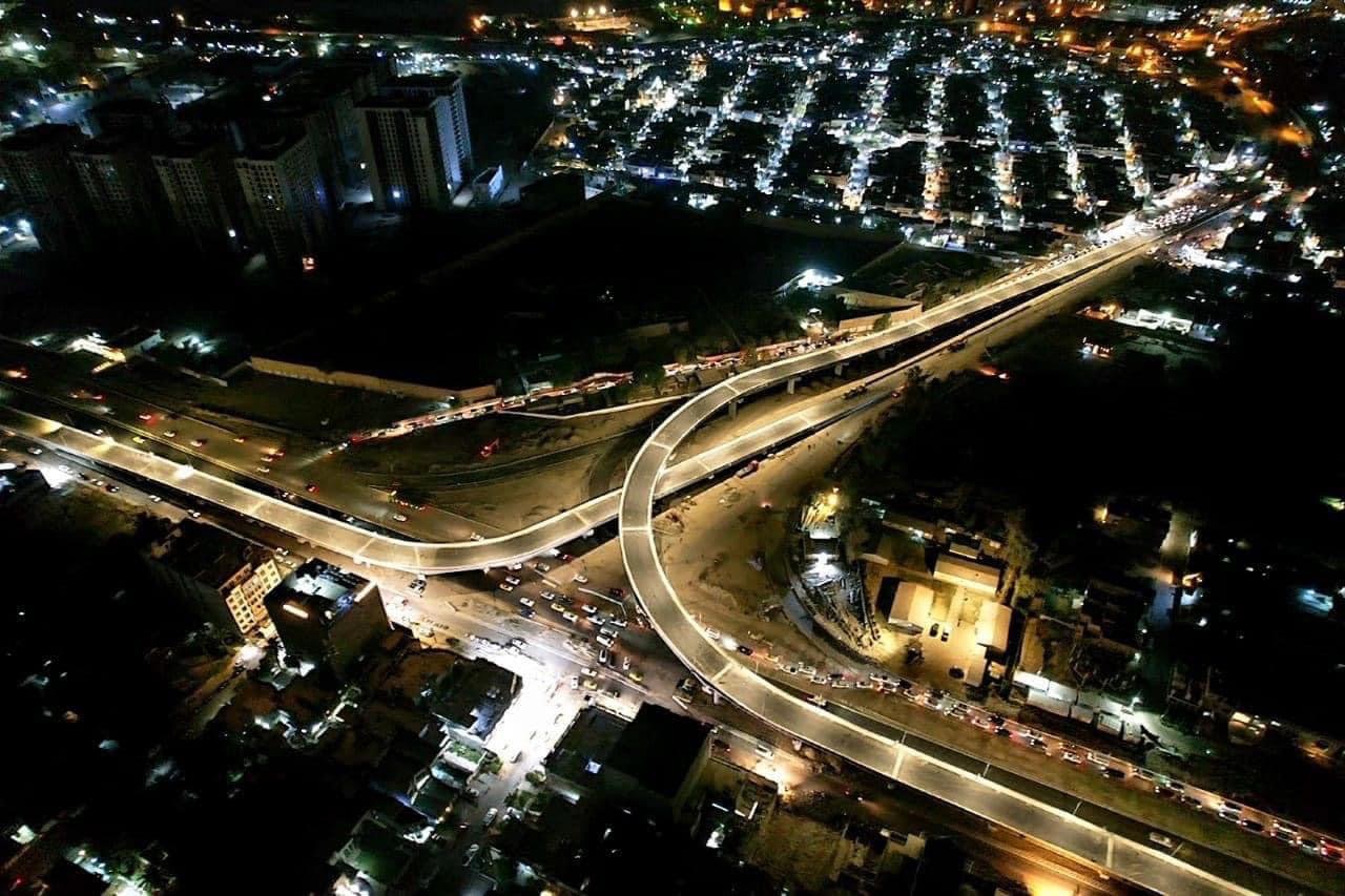 مجسرات دورة – سيدية بعد تشغيل الانارة، الافتتاح قريبًا ان شاء الله