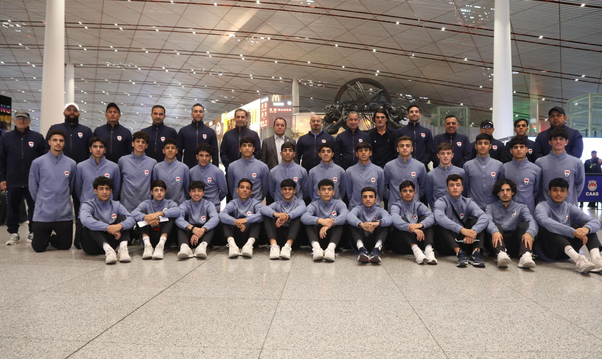 وفد الناشئين يتوجه الى بكين لخوض تصفيات كاس اسيا