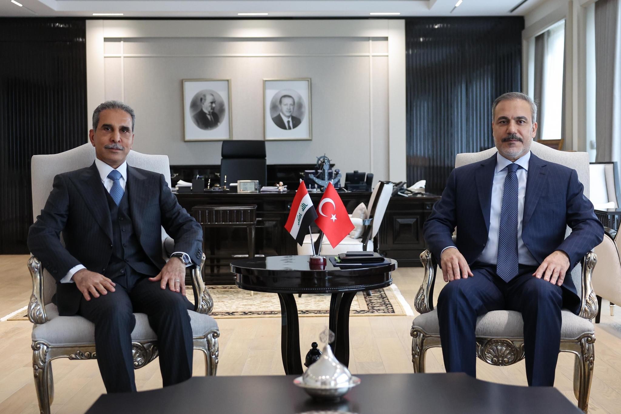 رئيس مجلس القضاء الأعلى يزور وزارة الخارجية التركية