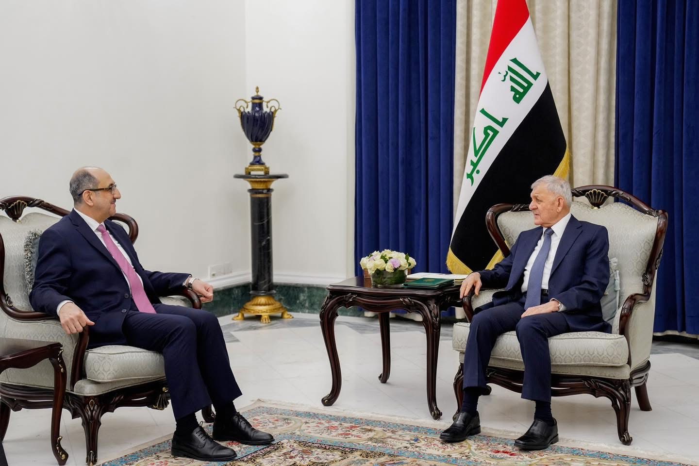 رئيس الجمهورية يستقبل وزير الخارجية السوري