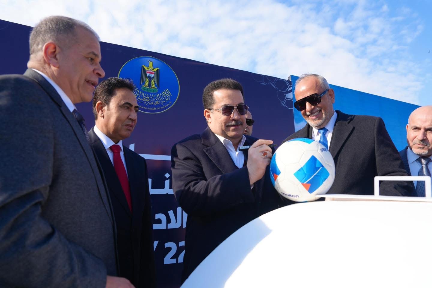السوداني يطلق اليوم الأحد العمل التنفيذي في مشروع ملعب نينوى المركزي