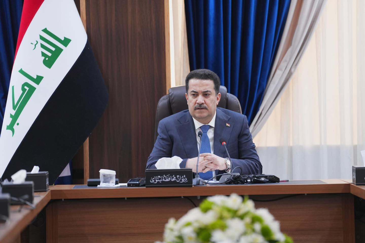 السوداني يترأس اجتماعاً لقيادات الأجهزة الأمنية والعسكرية في محافظة نينوى